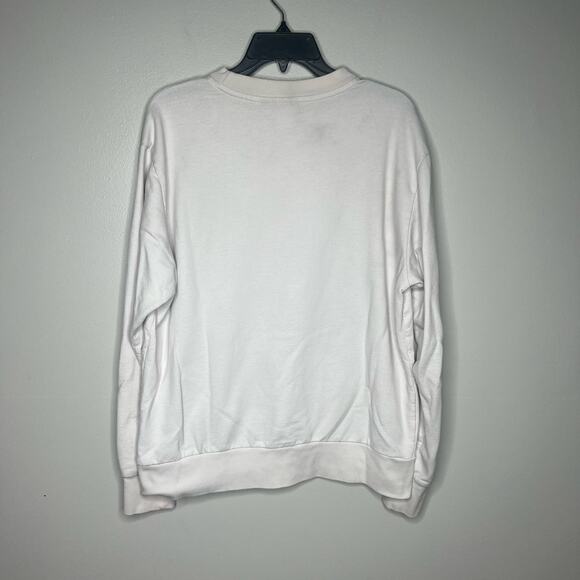 Dolly Parton Crew Neck Sweatshirt White & Black Size Medium - Picture 3 of 4